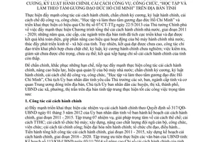 Chỉ thị 40/CT-UBND 2014 công tác cải cách hành chính chấn chỉnh kỷ cương kỷ luật Thừa Thiên Huế