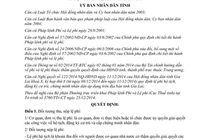 Quyết định 45/2014/QĐ-UBND quy định lệ phí hộ tịch đăng ký cư trú chứng minh nhân dân tỉnh Gia Lai