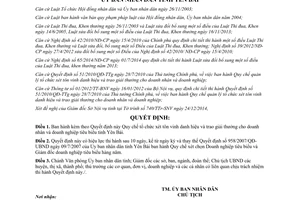 Quyết định 40/2014/QĐ-UBND tôn vinh danh hiệu trao giải thưởng cho doanh nhân doanh nghiệp tiêu biểu Yên Bái