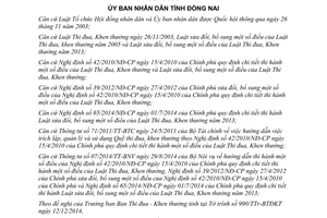 Quyết định 77/2014/QĐ-UBND công tác thi đua khen thưởng Đồng Nai