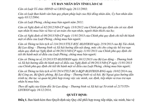 Quyết định 92/2014/QĐ-UBND Quy chế phối hợp xác minh bảo vệ hỗ trợ nạn nhân bị mua bán Lào Cai