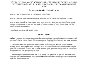 Quyết định 579/2014/QĐ-UBND phê duyệt phương án xử lý tài sản xác lập quyền sở hữu của Nhà nước