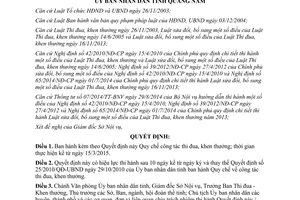 Quyết định 49/2014/QĐ-UBND Quy chế công tác thi đua khen thưởng Quảng Nam