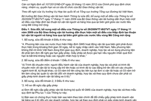 Thông tư 89/2014/TT-BGTVT sửa đổi 29/2009/TT-BGTVT Hiệp định vận tải người hàng hóa biên giới