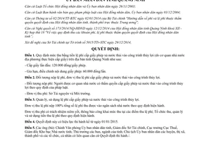Quyết định 3378/2014/QĐ-UBND thu lệ phí cấp giấy phép xả nước thải vào công trình thủy lợi Quảng Ninh