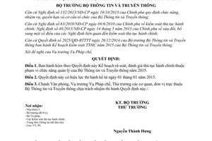 Quyết định 2106/QĐ-BTTTT rà soát đánh giá thủ tục hành chính thuộc quản lý bộ thông tin truyền thông