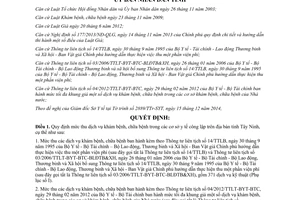 Quyết định 70/2014/QĐ-UBND mức thu dịch vụ khám chữa bệnh trong cơ sở y tế công lập Tây Ninh