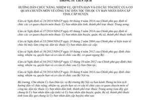 Thông tư liên tịch 07/2014/TTLT-UBDT-BNV tổ chức cơ quan chuyên môn công tác dân tộc thuộc cấp tỉnh huyện