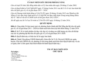 Quyết định 9271/QĐ-UBND 2014 xã phường đạt Bộ tiêu chí quốc gia về y tế xã 2011 2020 Đà Nẵng