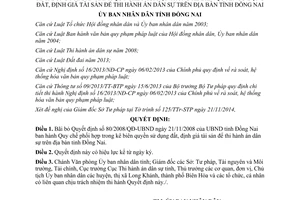 Quyết định 4074/QĐ-UBND 2014 bãi bỏ Quyết định 80/2008/QĐ-UBND kê biên thi hành án Đồng Nai