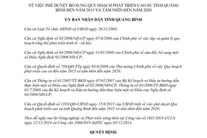 Quyết định 3745/QĐ-UBND Quy hoạch phát triển cao su Quảng Bình 2014