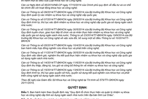 Quyết định 38/2014/QĐ-UBND quản lý nhiệm vụ khoa học công nghệ cấp tỉnh sử dụng ngân sách nhà nước Lai Châu