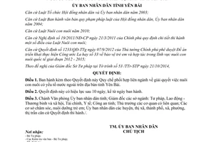 Quyết định 32/2014/QĐ-UBND phối hợp liên ngành giải quyết việc nuôi con nuôi có yếu tố nước ngoài Yên Bái