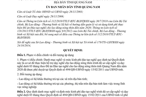 Quyết định 38/2014/QĐ-UBND danh mục kinh phí đào tạo nghề lao động nông thôn sơ cấp dưới 3 tháng Quảng Nam