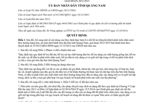 Quyết định 40/2014/QĐ-UBND sửa đổi Cơ chế hỗ trợ khuyến khích phát triển chăn nuôi Quảng Nam 2012 2015