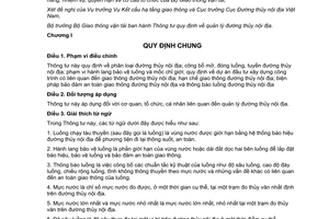 Thông tư 70/2014/TT-BGTVT quản lý đường thủy nội địa