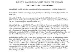 Quyết định 39/2014/QĐ-UBND Quy chế Thi đua khen thưởng Cao Bằng