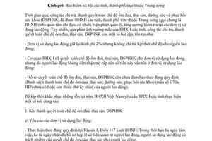 Công văn 4653/BHXH-TCKT 2014 thanh quyết toán chế độ ốm đau thai sản dưỡng sức phục hồi sức khỏe