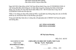 Công văn 4674/BHXH-CSXH 2014 sửa đổi Công văn 3228/BHXH-CSXH thông tin nhân thân hồ sơ hưởng bảo hiểm hàng tháng