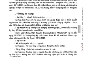 Công văn 1236/SXD-HĐXD 2014 hướng dẫn kê khai theo Thông báo 122/TB-SXD Phú Yên
