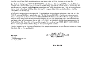 Công văn 551/BXD-KHCN 2014 hướng dẫn áp dụng QCVN 06:2010/BXD an toàn cháy cho nhà và công trình