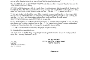 Công văn 552/BXD-KHCN năm 2014 Hướng dẫn áp dụng QCVN 06:2010/BXD an toàn cháy cho nhà công trình