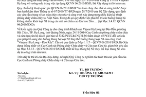 Công văn 549/BXD-KHCN năm 2014 hướng dẫn áp dụng QCVN 06:2010/BXD An toàn cháy cho nhà công trình