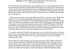 Công văn 18544/BTC-TCHQ năm 2014 thuế tiêu thụ đặc biệt giá trị gia tăng xe ô tô chuyên dùng nhập khẩu