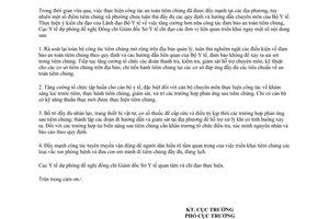 Công văn 1520/DP-VX bảo đảm an toàn tiêm chủng 2014