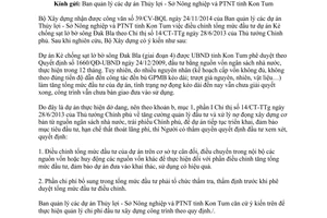 Công văn 110/BXD-KTXD năm 2014 tổng mức đầu tư dự án theo Chỉ thị 14/CT-TTg