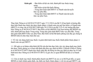 Công văn 5390/BHXH-DVT 2014 hướng dẫn thanh toán chi phí thuốc bảo hiểm y tế 40/2014/TT-BYT