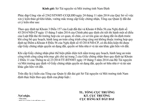 Công văn 1862/TCQLĐĐ-CĐKĐĐ cấp Giấy chứng nhận quyền sử dụng đất cơ quan tổ chức cơ sở tôn giáo