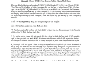 Công văn 5918/TCT-HTQT năm 2014 áp dụng Hiệp định tránh đánh thuế hai lần giữa Việt Nam Malaysia