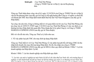 Công văn 5956/TCT-HTQT năm 2014 áp dụng Hiệp định tránh đánh thuế hai lần Việt Nam Singapore