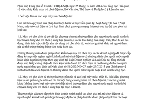 Công văn 4820/BVHTTDL-KHTC 2014 hướng dẫn nhập khẩu máy trò chơi điện tử