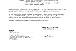 Công văn 9903/VPCP-KTTH 2014 cửa khẩu địa điểm tạm nhập hàng hóa kinh doanh tạm nhập tái xuất