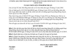 Quyết định 03/2015/QĐ-UBND kéo dài chế độ trợ cấp bổ sung theo 04/2014/QĐ-UBND Bình Thuận