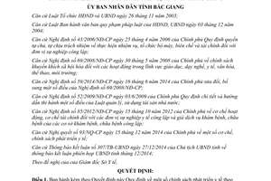 Quyết định 26/2015/QĐ-UBND chính sách phát triển y tế 93/NQ-CP Bắc Giang