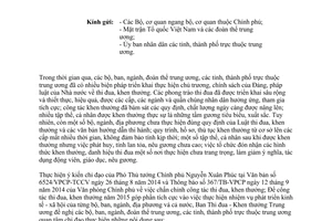 Công văn 159/BTĐKT-VI 2015 thực hiện văn bản quy phạm pháp luật công tác thi đua khen thưởng