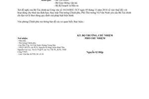 Công văn 11/VPCP-KTTH thuế đối với hoạt động cho thuê tàu định hạn 2015