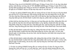 Công văn 39/BGDĐT-GDTH 2015 đánh giá khen thưởng học sinh tiểu học theo Thông tư 30/2014/TT-BGDĐT