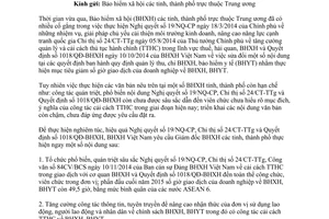 Công văn 266/BHXH-PC 2015 công tác cải cách thủ tục hành chính về bảo hiểm xã hội bảo hiểm y tế