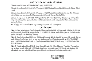 Quyết định 342/QĐ-UBND 2015 công bố thủ tục hành chính của Sở Công Thương Bình Định