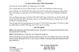 Quyết định 04/2015/QĐ-UBND quản lý sử dụng kinh phí khuyến công Vĩnh Phúc