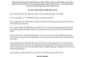 Quyết định 82/QĐ-UBND 2015 Thực hiện Chiến lược phát triển ngành Dược Việt Nam tỉnh Kon Tum