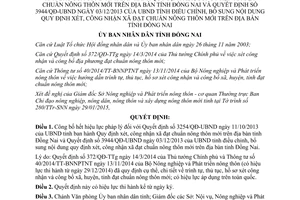 Quyết định 386/QĐ-UBND công bố hết hiệu lực pháp lý Quyết định 3254/QĐ-UBND Quyết định 3944/QĐ-UBND Đồng Nai