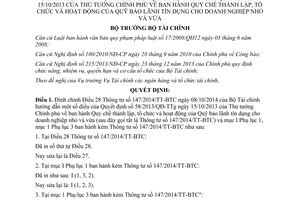 Quyết định 269/QĐ-BTC 2015 đính chính Thông tư 147/2014/TT-BTC