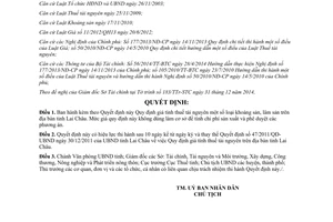 Quyết định 03/2015/QĐ-UBND giá tính thuế tài nguyên Lai Châu
