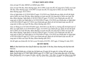 Quyết định 09/2015/QĐ-UBND ban hành Quy định thi đua khen thưởng Gia Lai