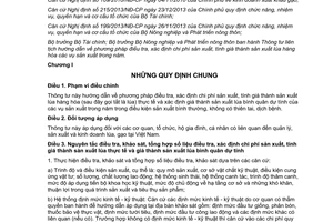 Thông tư 23/2015/TTLT-BTC-BNNPTNT tính giá thành sản xuất lúa hàng hóa các vụ sản xuất trong năm